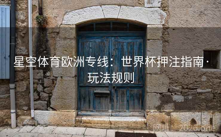 星空体育欧洲专线:世界杯押注指南·玩法规则 星空体育欧洲专线:世界杯押注指南·玩法规则